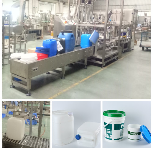 Professional Liquid Bottle Packing Machine 304 Stainless Steel Material