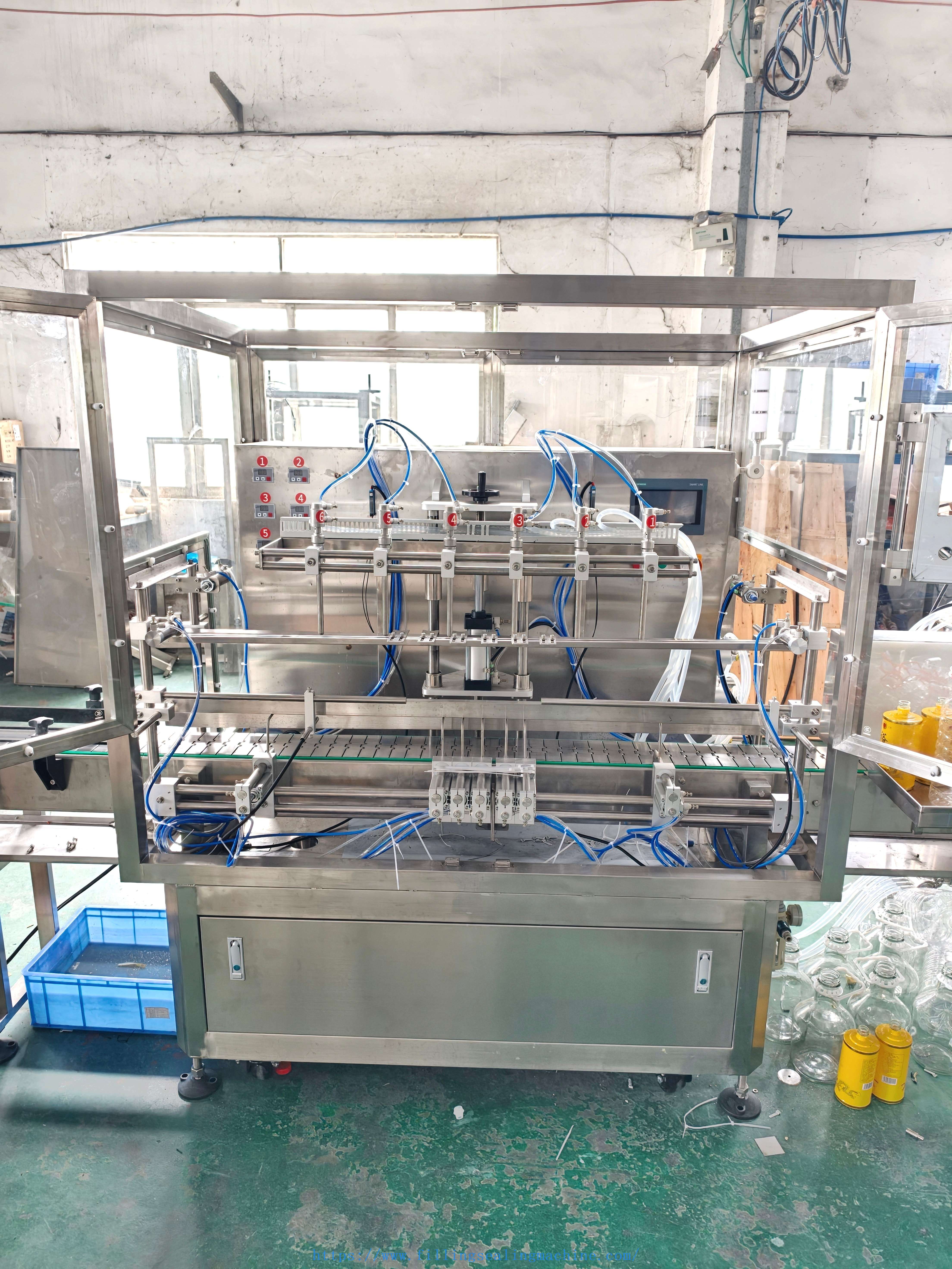 6 Head Automatic Baijiu Filling Production Line