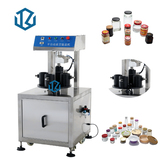 Automatic and semi automatic food standard glass jar vacuum cap capping machine