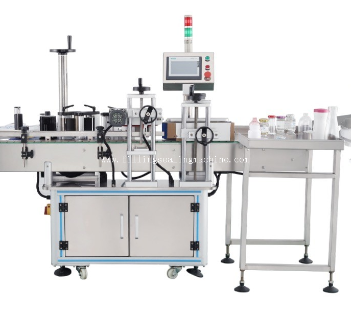 Vertical round bottle cans labeling machine with Ribbon coding date choose (2).jpg