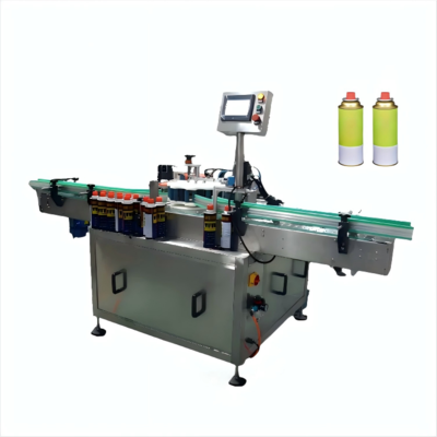 Pneumatic Aerosol Spray Can Air Freshener Filling Capping Sealing Labeling High-Accuracy Automatic Chemical Production Line