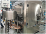 3KW 5000 Bottles / Hour Hair Wax Gel Balm Heat Filling Machine