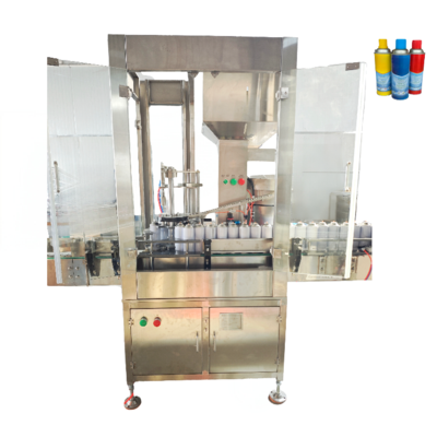 High-speed Pneumatic Automatic Aerosol Insecticide Spray Can Capping Machine Nozzle Actuator Pressing Mechanism Stainless Pump